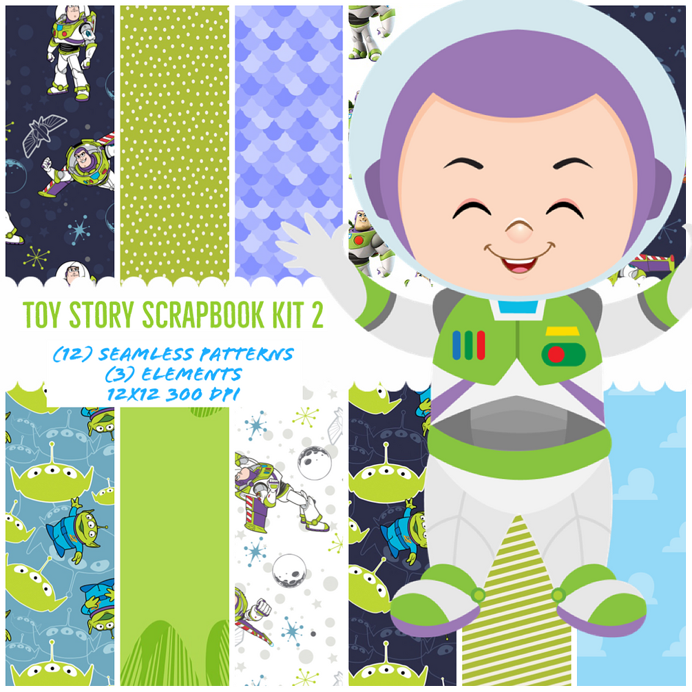 Toy Story (Bus Lightyear)Scrapbook Kit 2