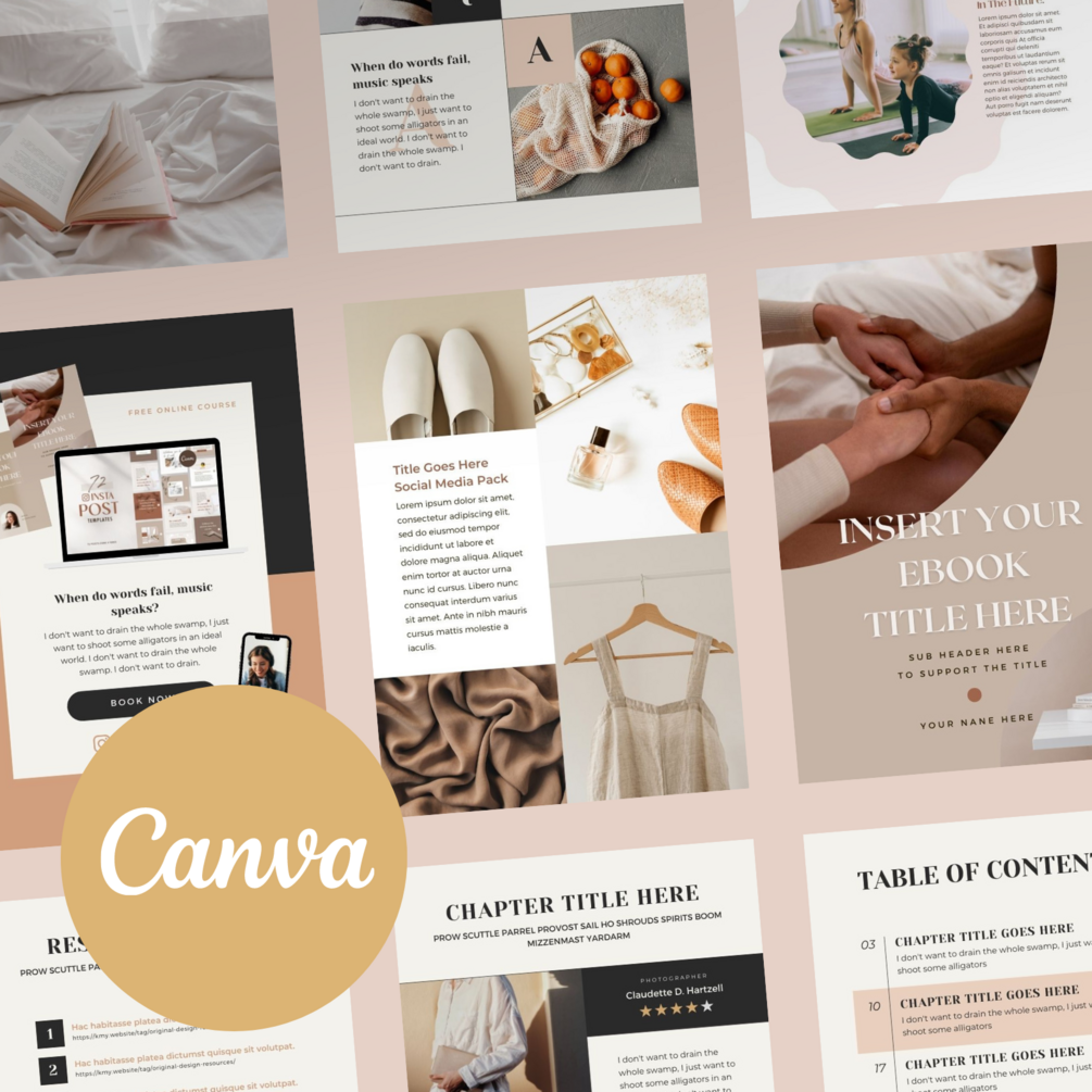 Canva Mini Book Template Free Download