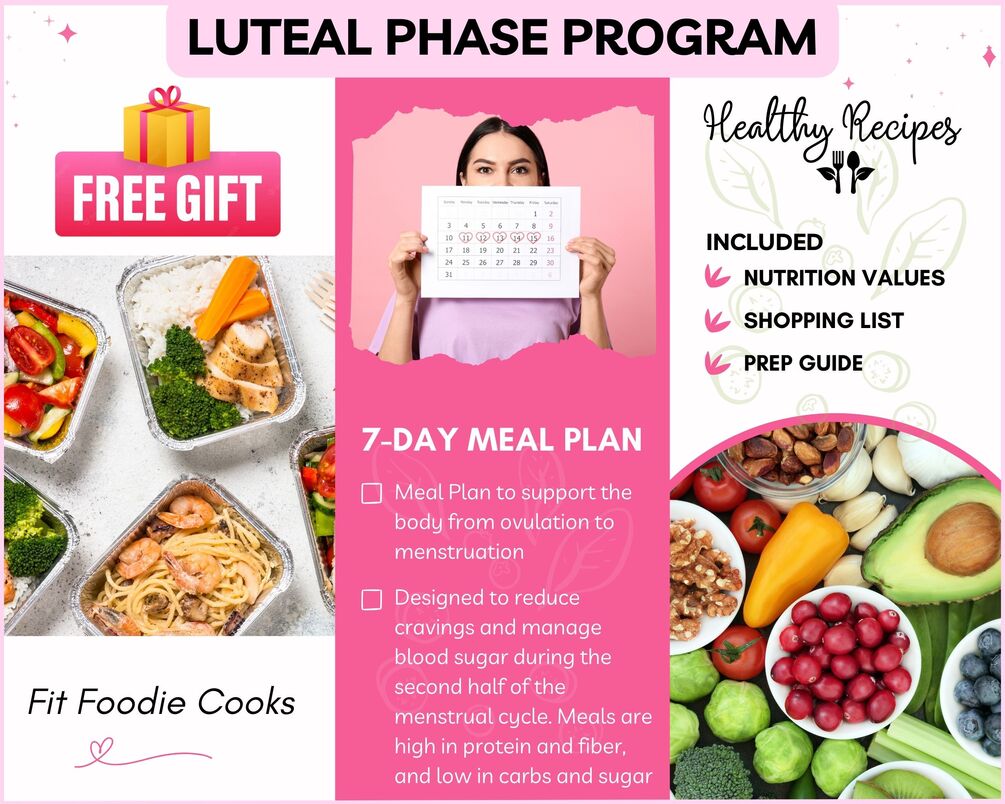 Luteal Phase Seed Cycling Diet Plan 7 Days Instant Download PDF