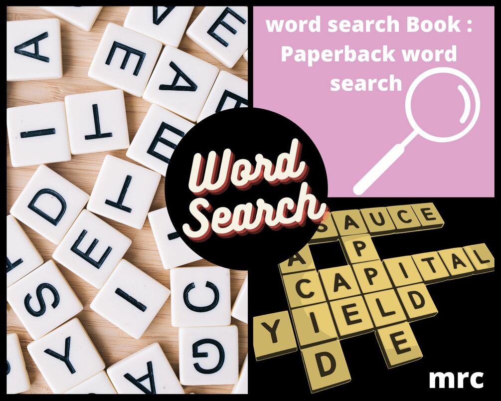 word search book paperback word search