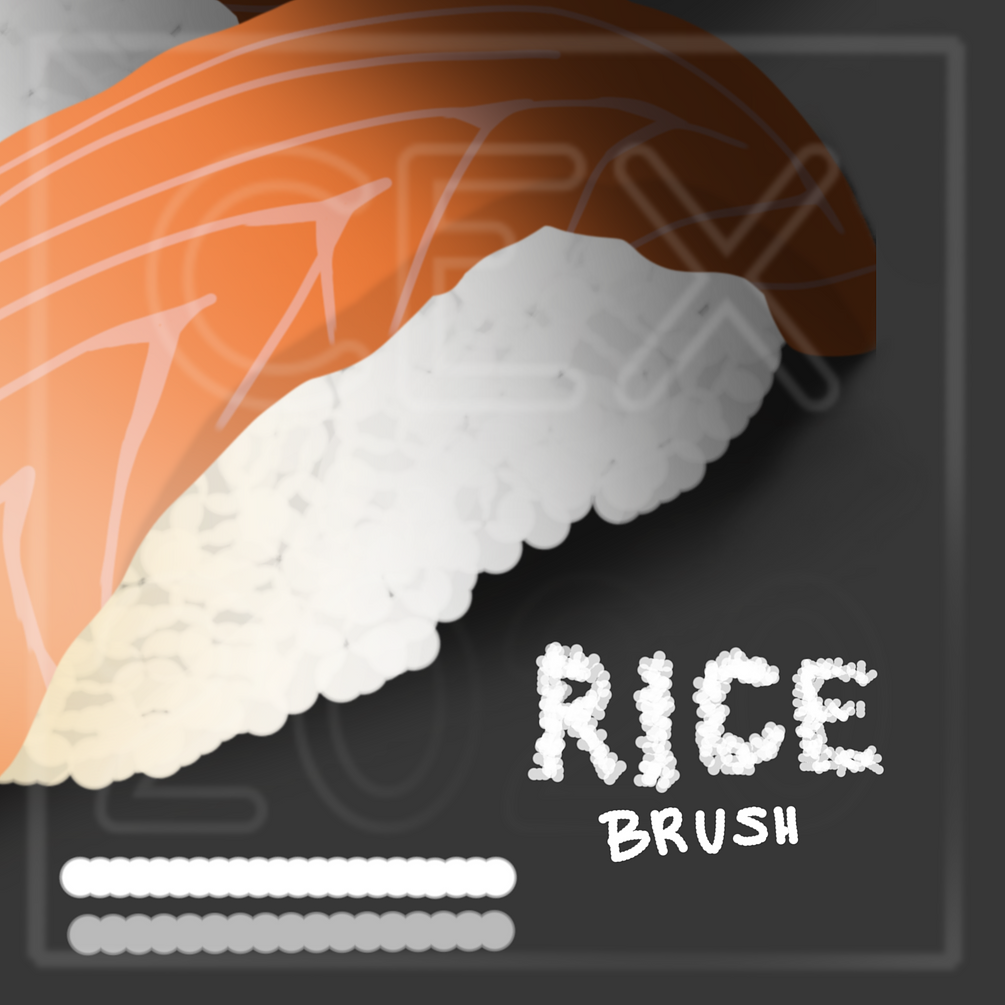Sushi Rice Brush for Procreate