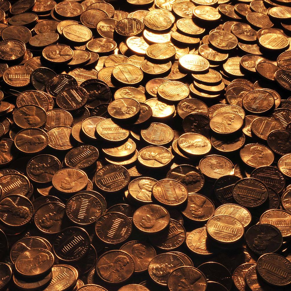  100 Pennies In One Dollar