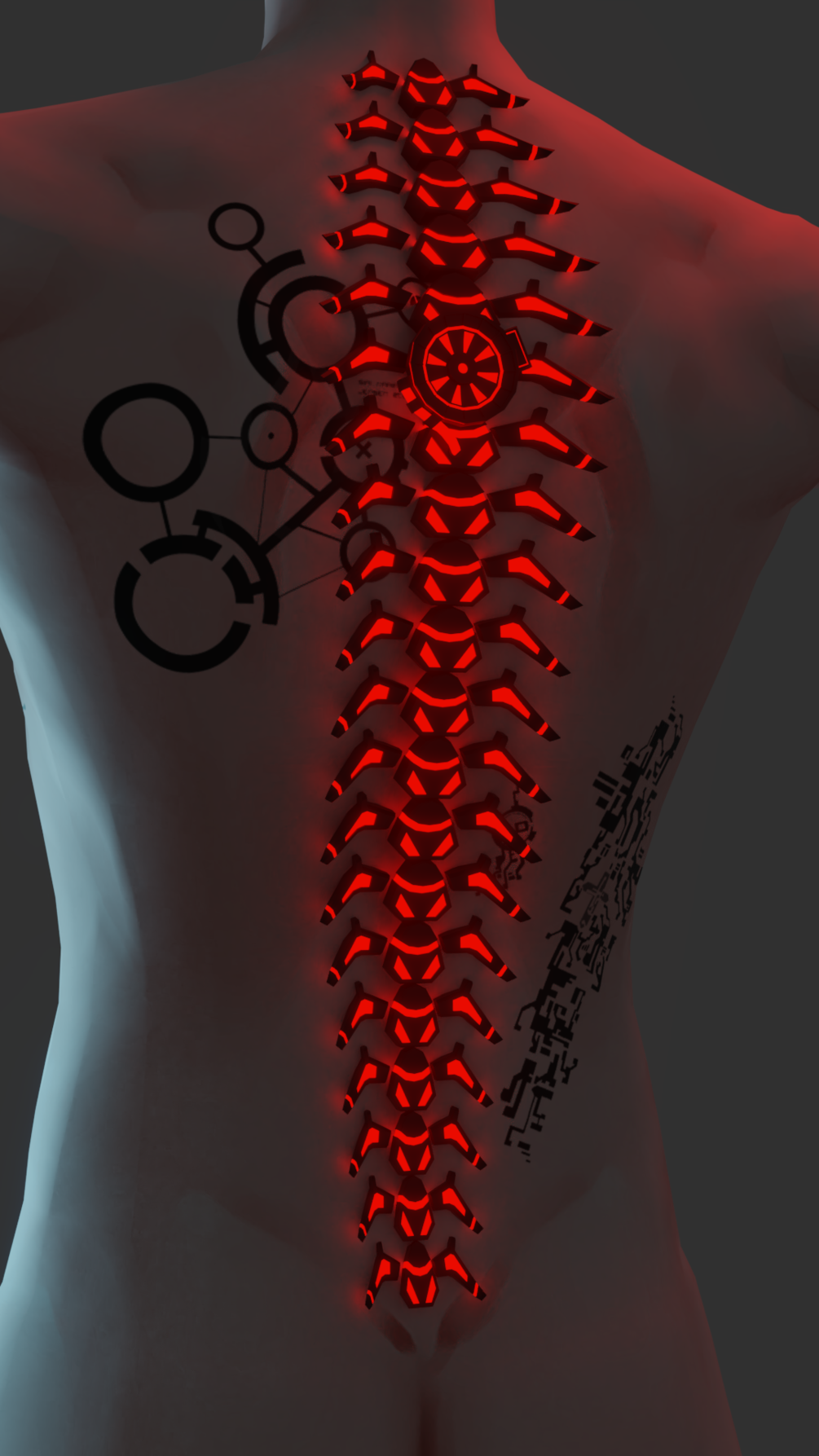 Male Cyber Spine