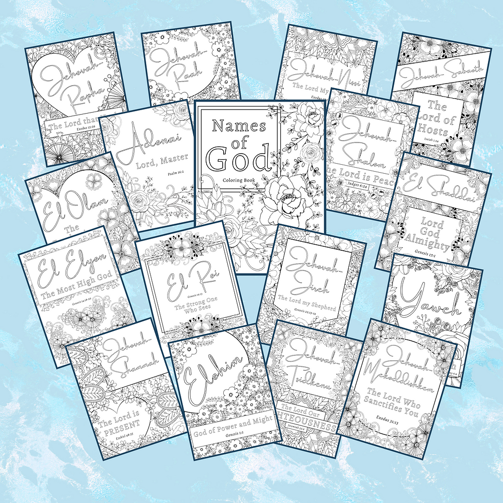 Names of God Coloring Book