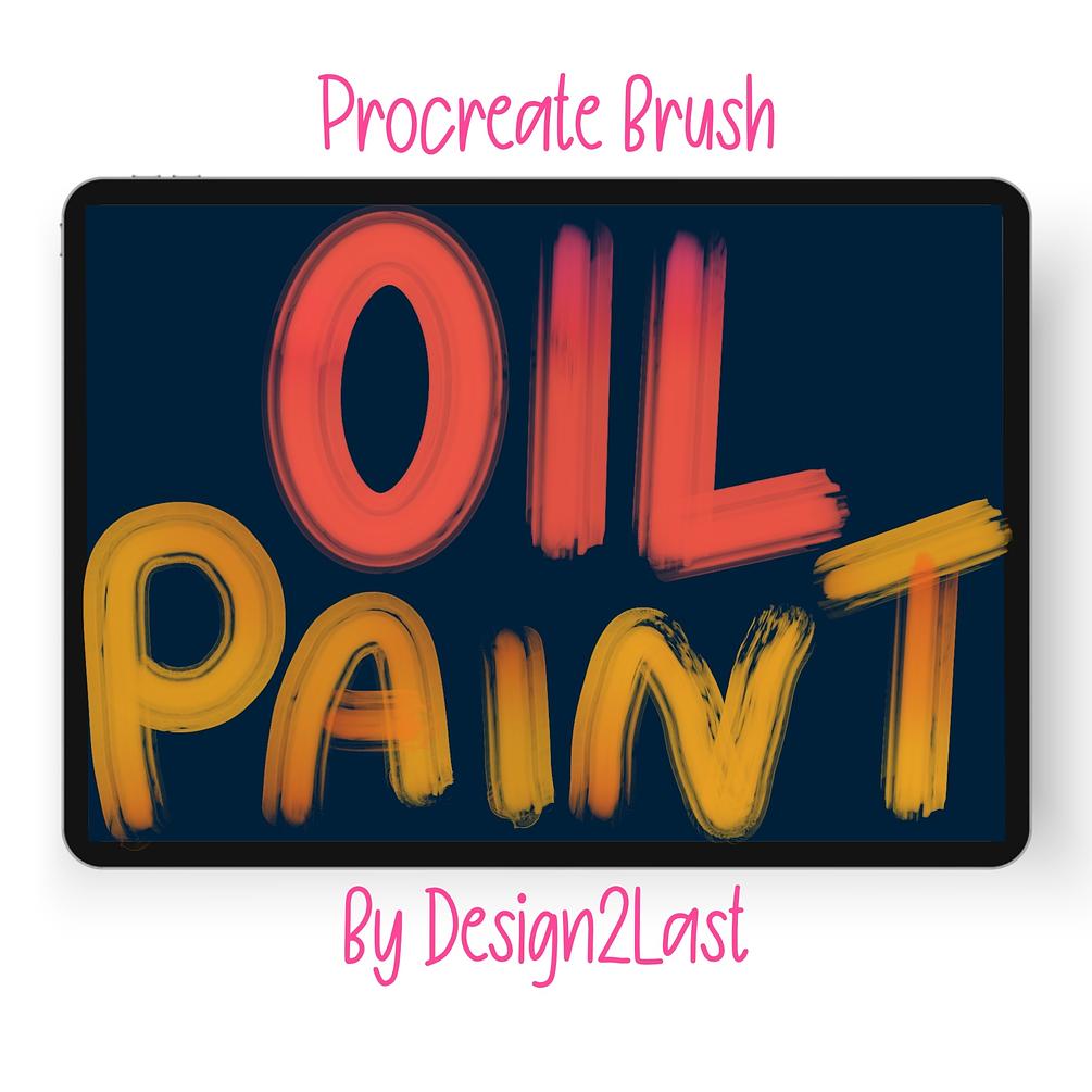 Procreate Brush Oil Paint Design 2 Last