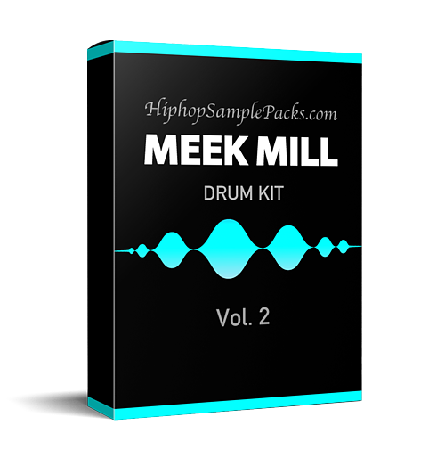 Meek Mill DRUM KIT Vol. 2 Hip Hop SAMPLE PACK TRAP 808 Wav FL Studio