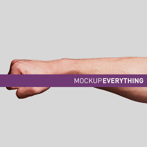 Right Arm Tattoo Mockup Template