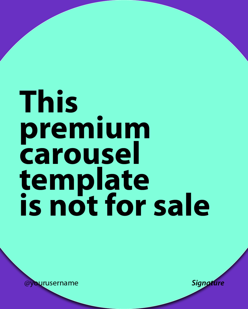 Carousel Template