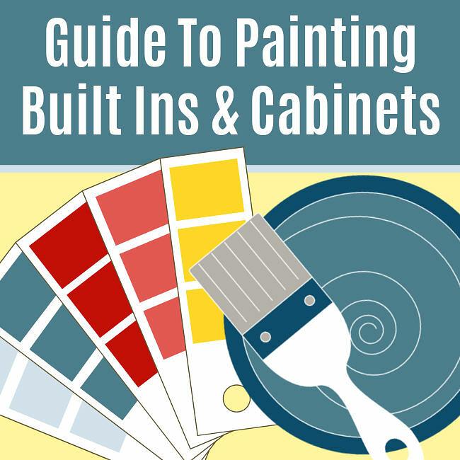 Guide to Painting Built In Bookshelves and
