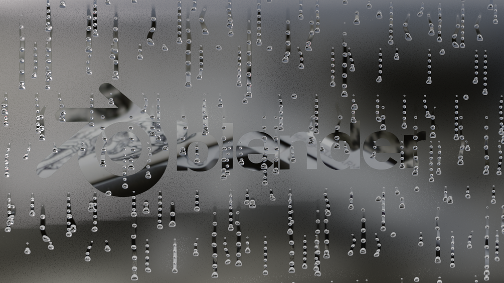 rain drop on foggy window part 1