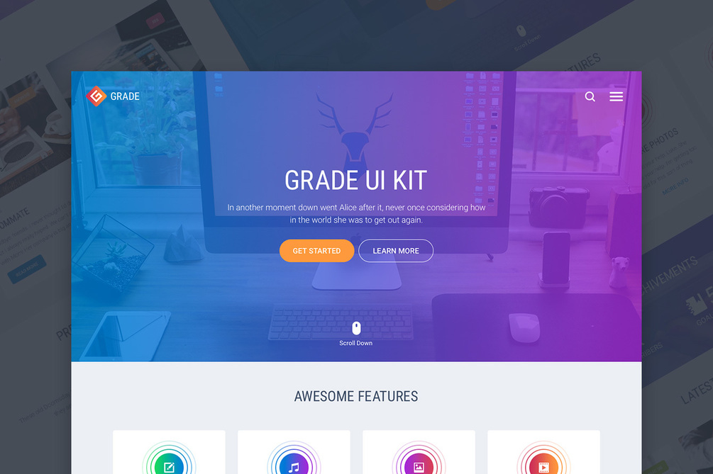 Grade UI Kit: Sample