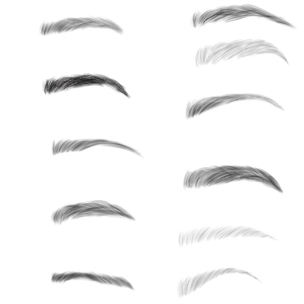 Eyebrow stamps