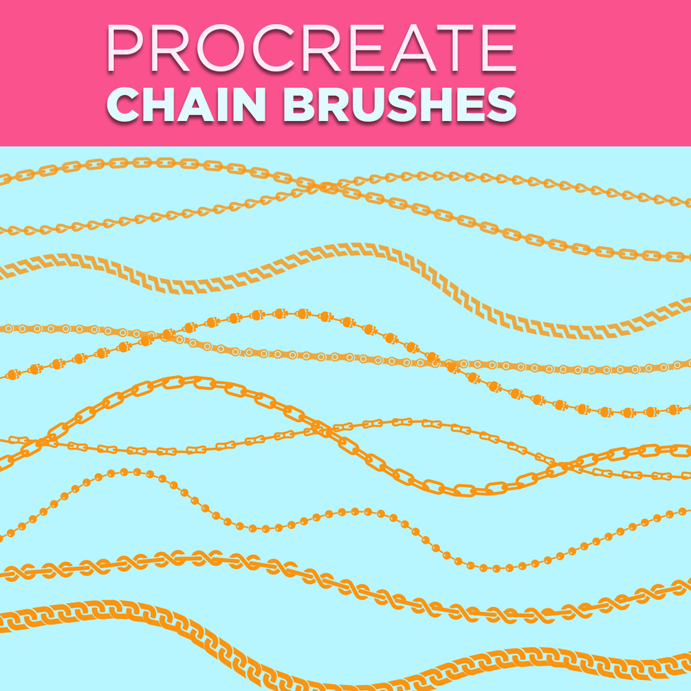 How To Make A Chain Brush In Procreate Realistic Jewelry Brushes
