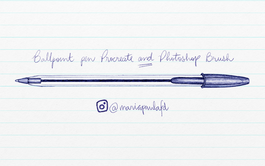 Ballpoint Pen Procreate and Brush