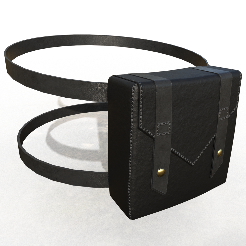 Leather Thigh Bag For VRChat