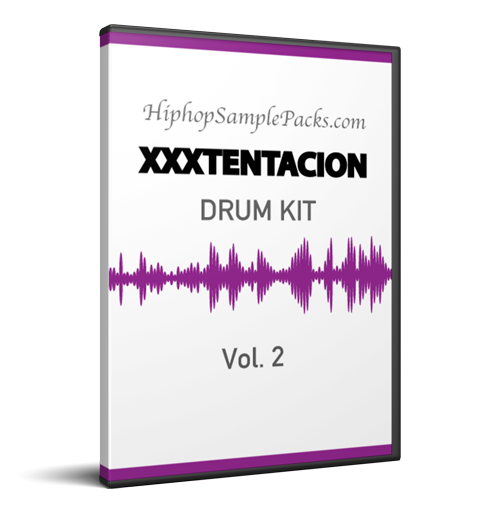 XXXTENTACION DRUM KIT Vol. 2 Hip Hop SAMPLE PACK TRAP 808 Wav FL Studio