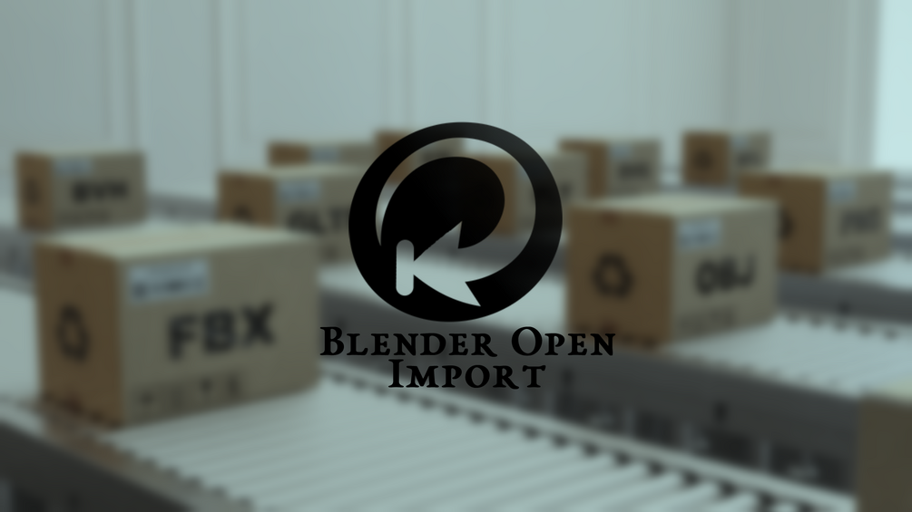Blender Addon Blender Open Import