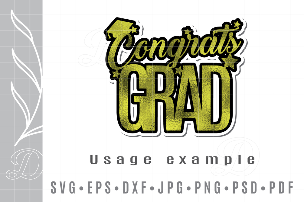 Free Free Congrats Grad 2021 Cake Topper Svg