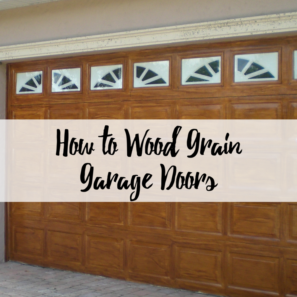 How to Wood Grain Garage Doors