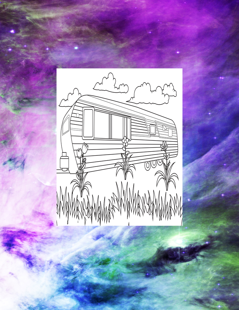 Home Coloring Page Printable