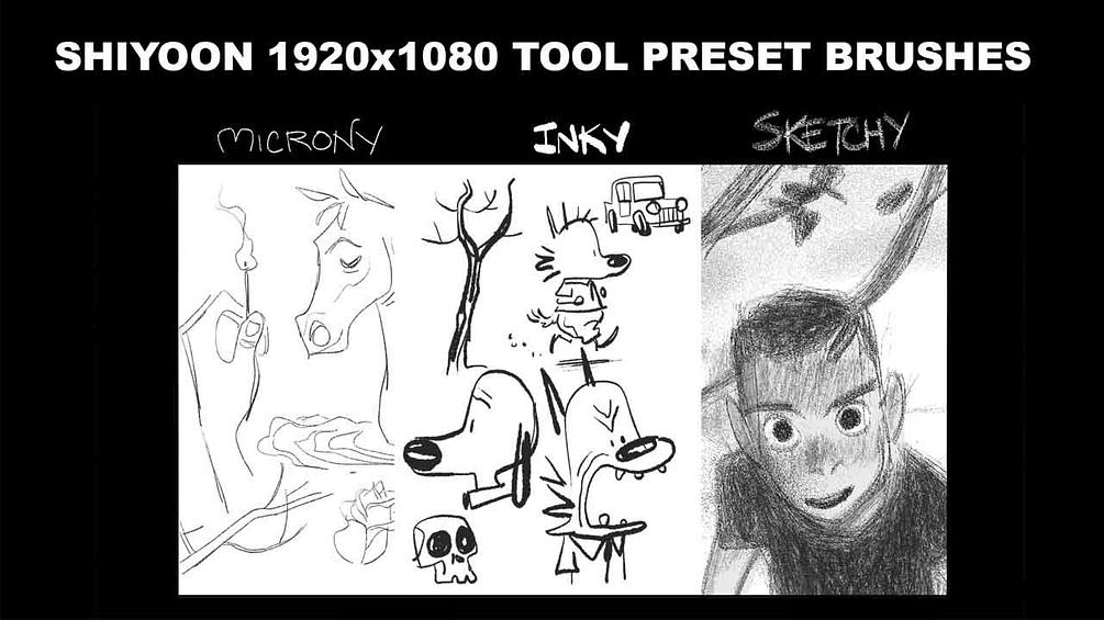 Shiyoon 1920x1080 STORYBOARD BRUSHES