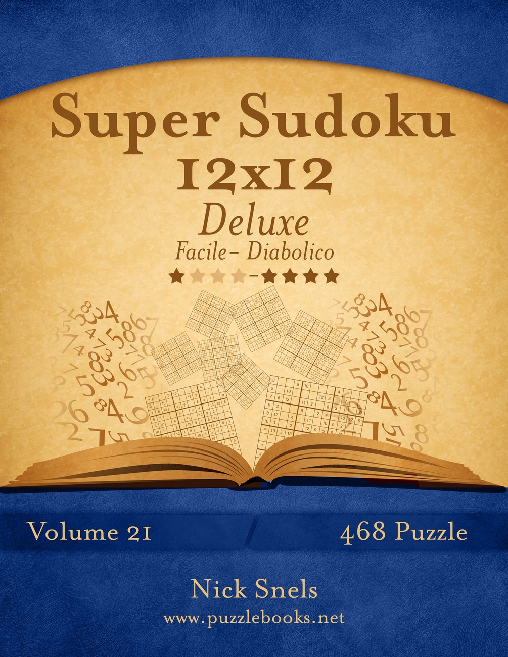 Super Sudoku 12x12 Deluxe Da Facile A Diabolico Volume 21 468 Puzzle