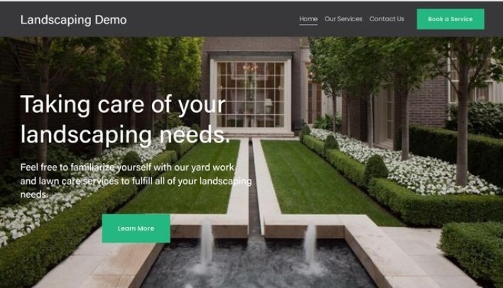 Landscaping Business Template Squarespace