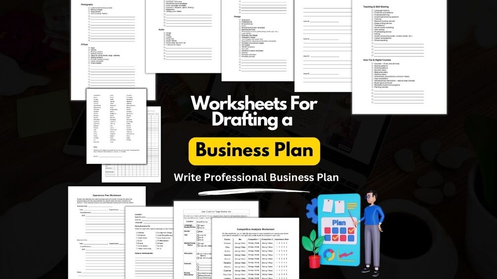 Worksheets For Drafting a Business Plan