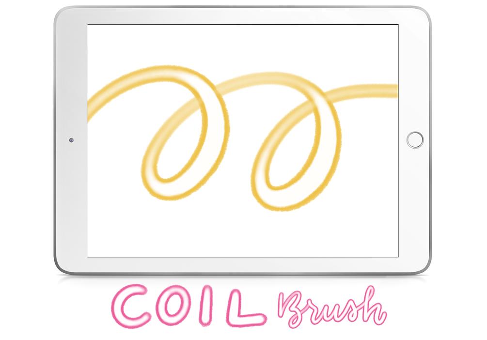 Procreate Brush Coil Design 2 Last
