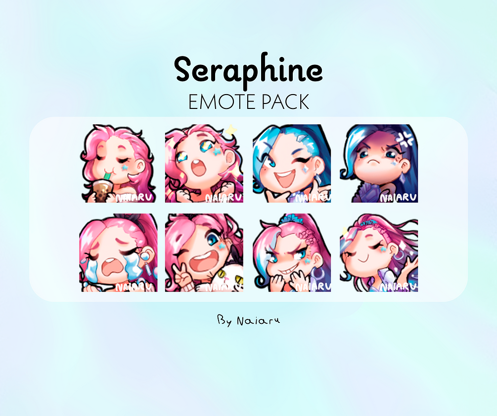 Seraphine 8 emote pack