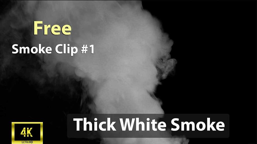 Free Smoke Clip #1: Thick White Smoke