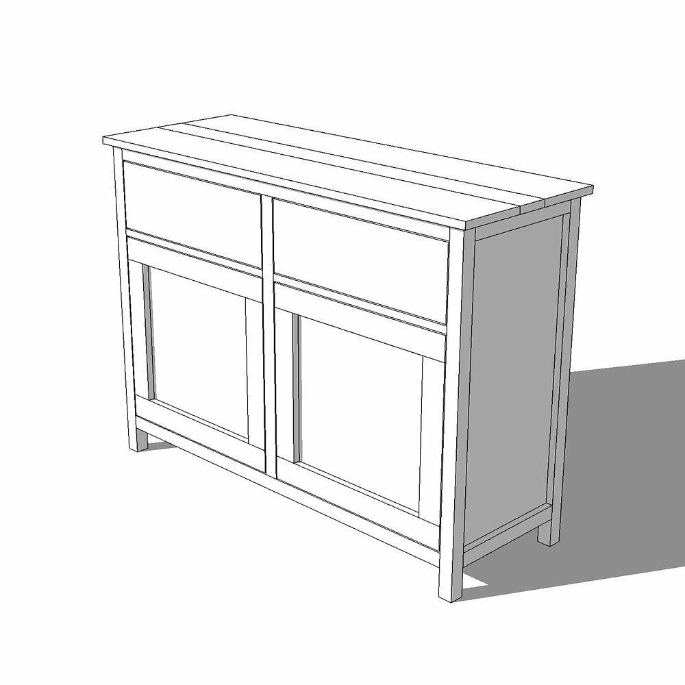 DIY Sideboard Buffet Plans