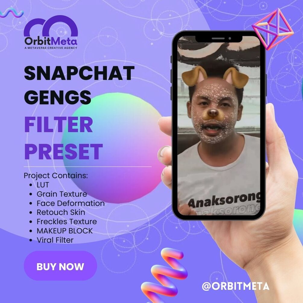 FREE! Snapchat Filter Effect Spark AR Instagram Filters Augmented Reality