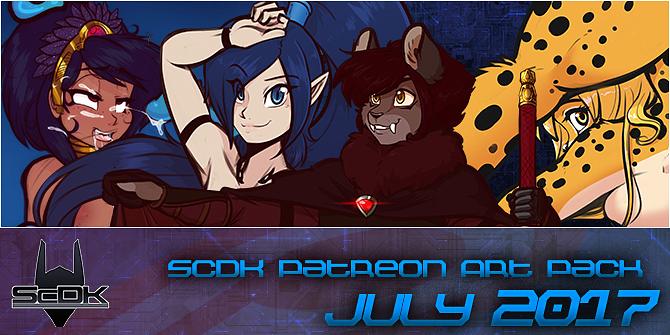 Patron Art Pack - July 2017