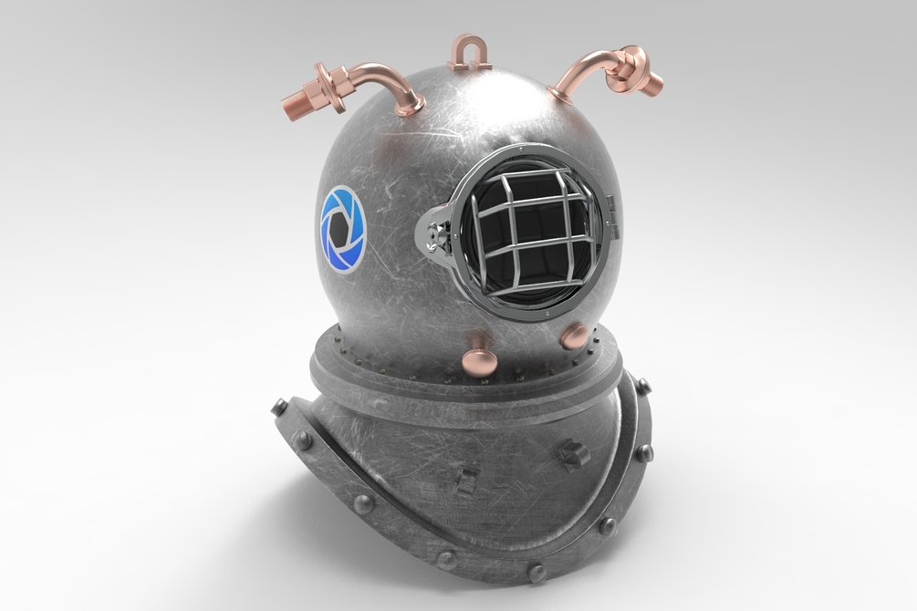 Diving helmet