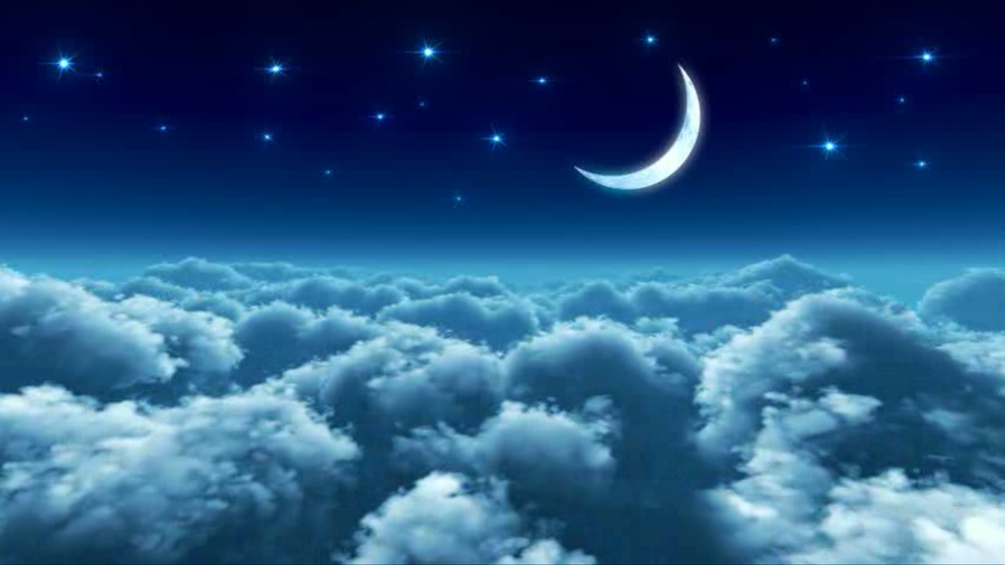 Night Night Lullaby Moon and Clouds