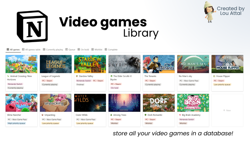 Video Games Library