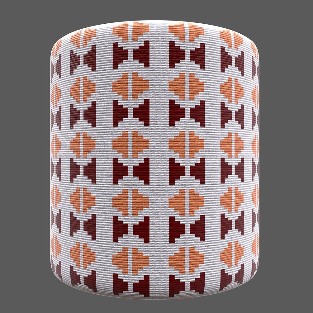 Nepali Dhaka Fabric Substance Material