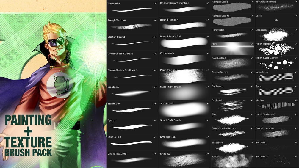 Lucas' Full Bundle Brush Pack (ProCreate)