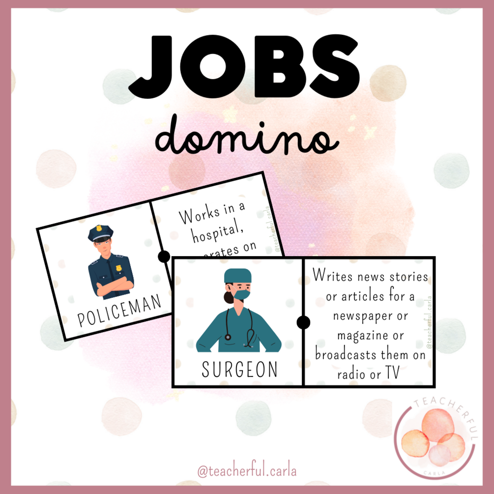 Domino Jobs + Picture Dictionary