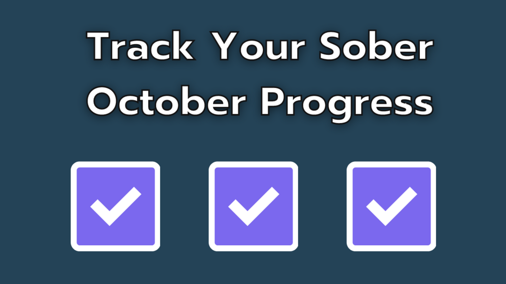 Sober October Tracker
