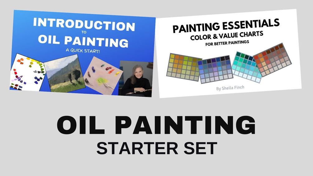 OIL PAINTING STARTER SET (TWO CLASSES)