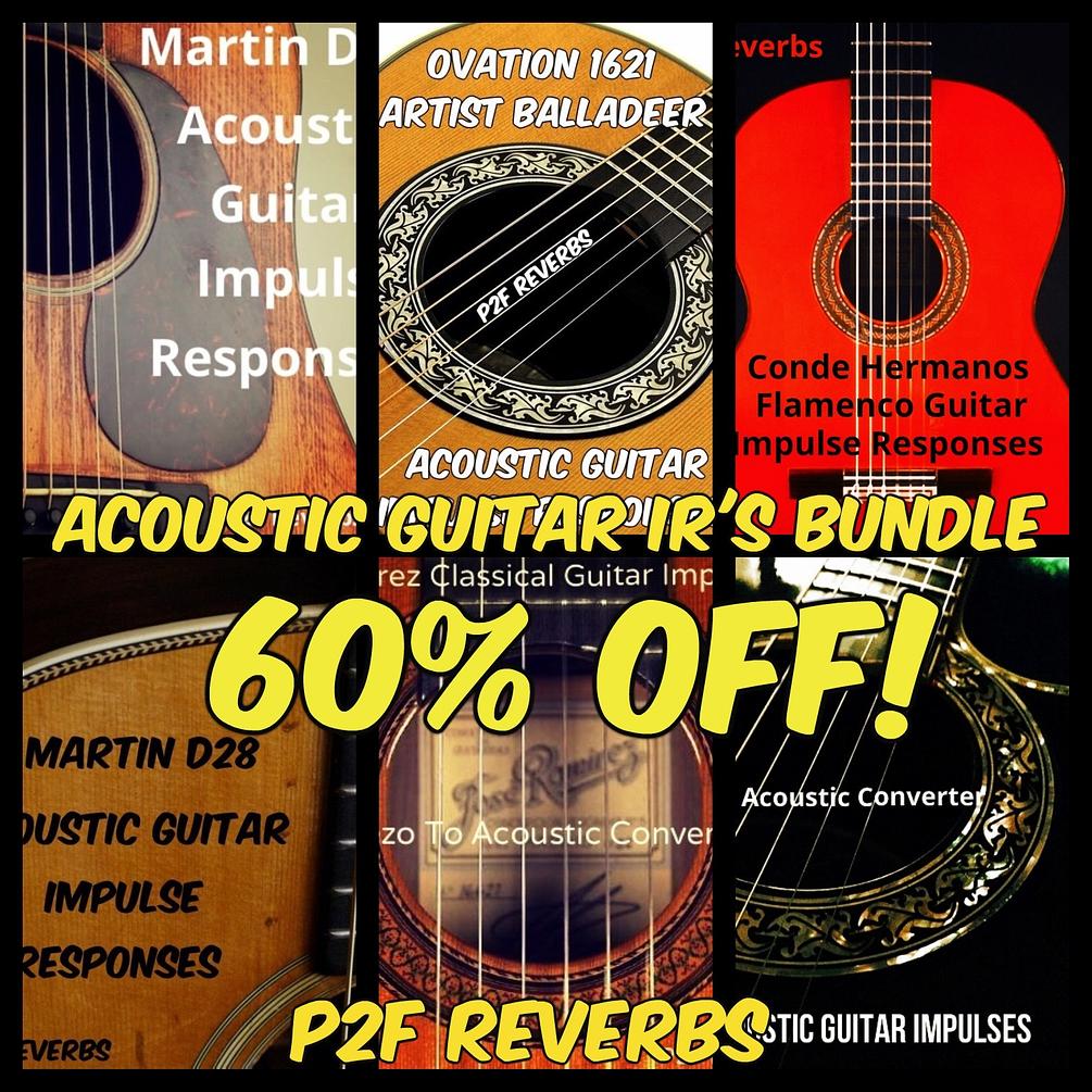 ACOUSTIC GUITAR IR'S BUNDLE!