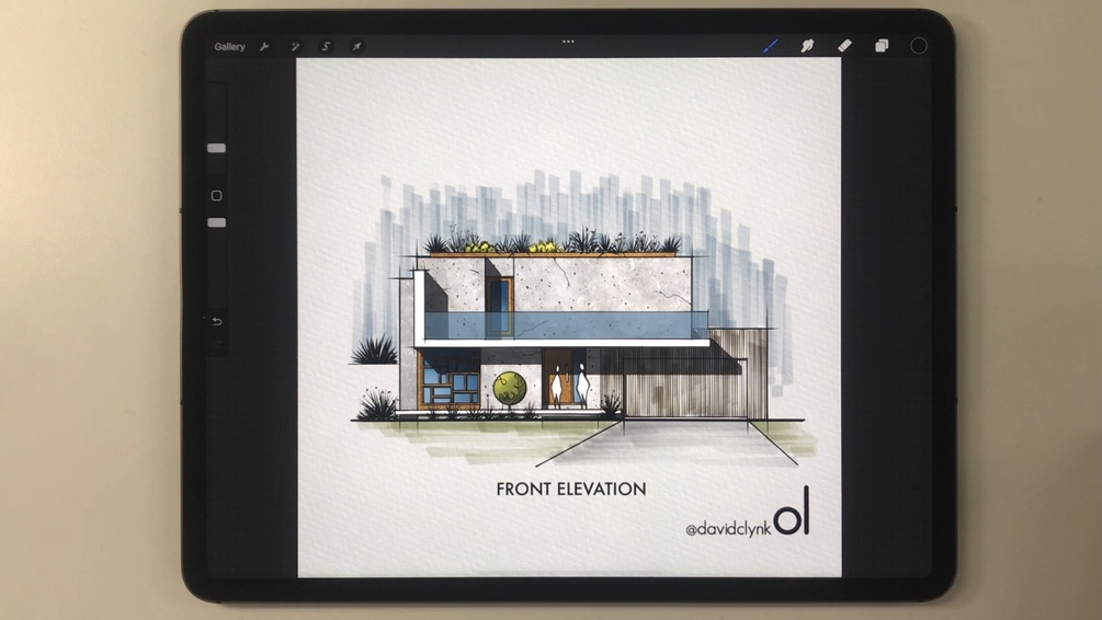 Procreate Elevation Template File