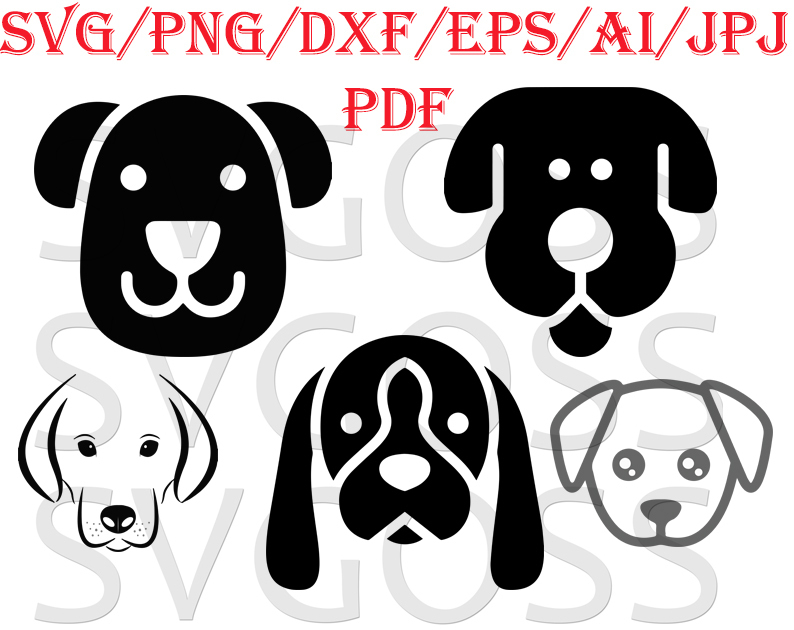 DOG : SVG/PNG/DXF/EPS/AI/JPJ/PDF