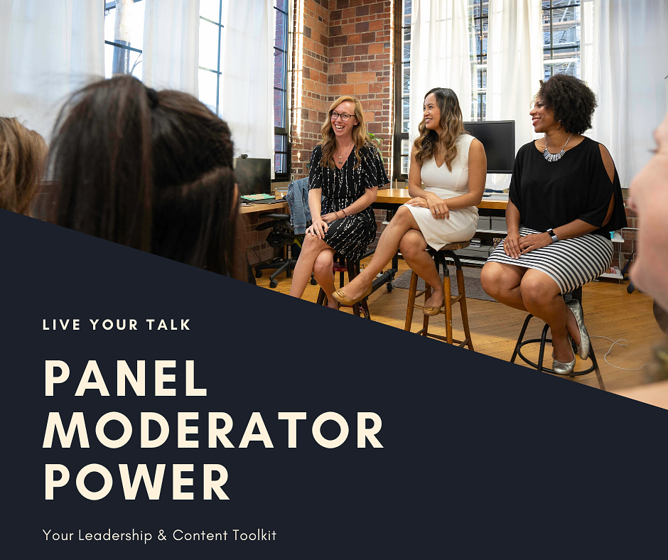 Panel Moderator Power Your Leadership & Content Kit