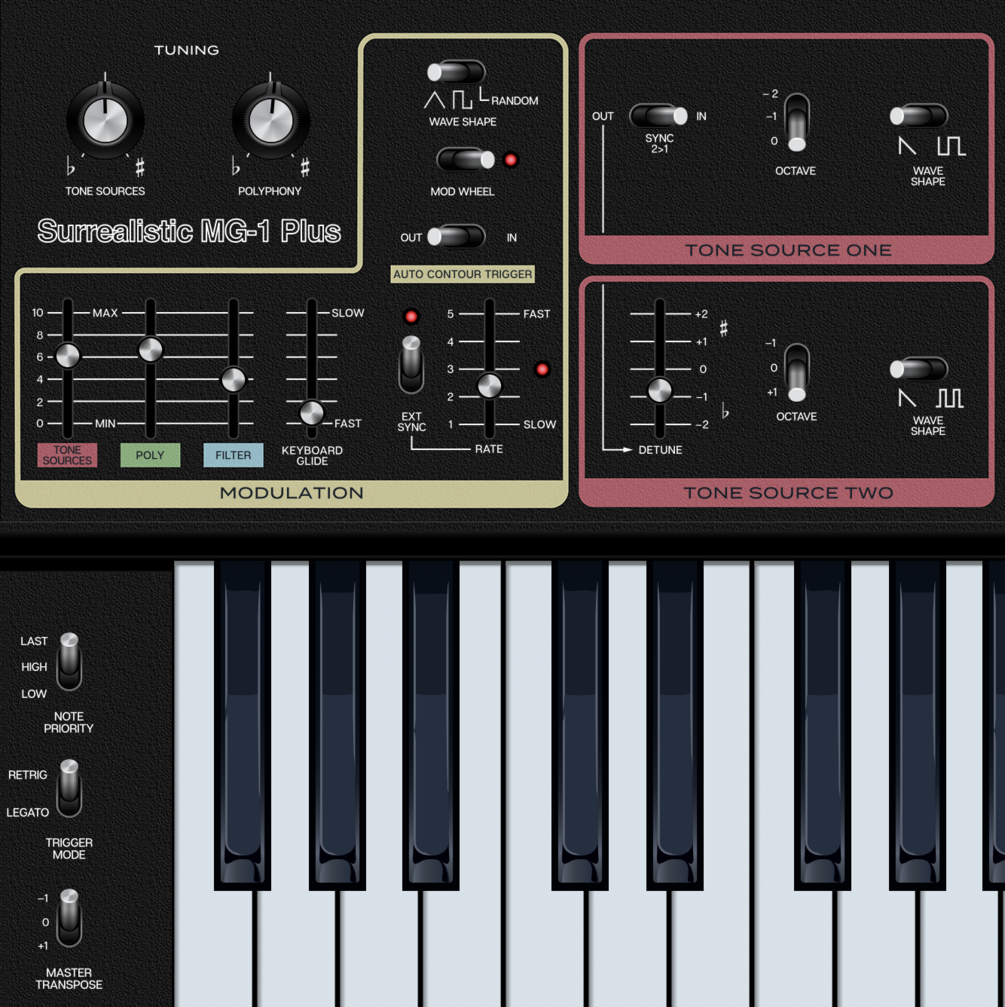 Surreal Street Cherry Audio's Surrealistic MG1 Plus presets