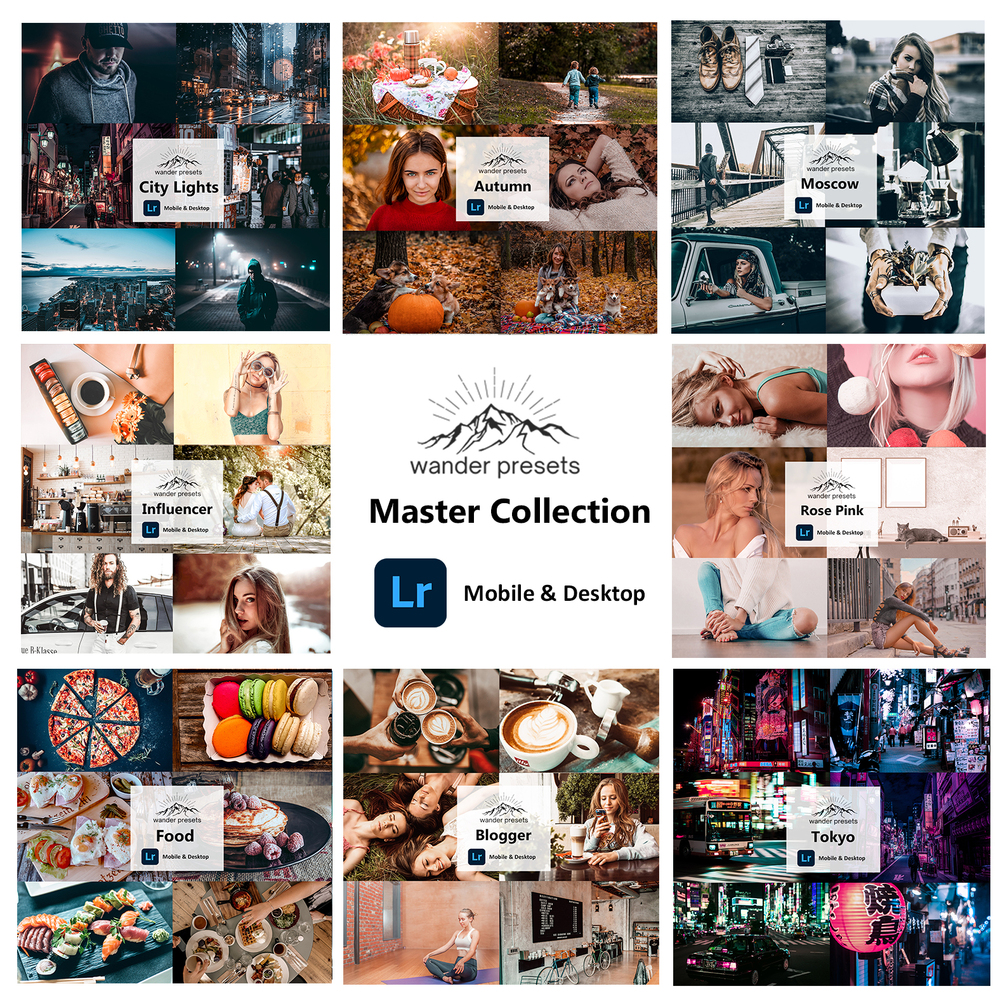 Lightroom Preset Master Collection (150 Unique Presets)