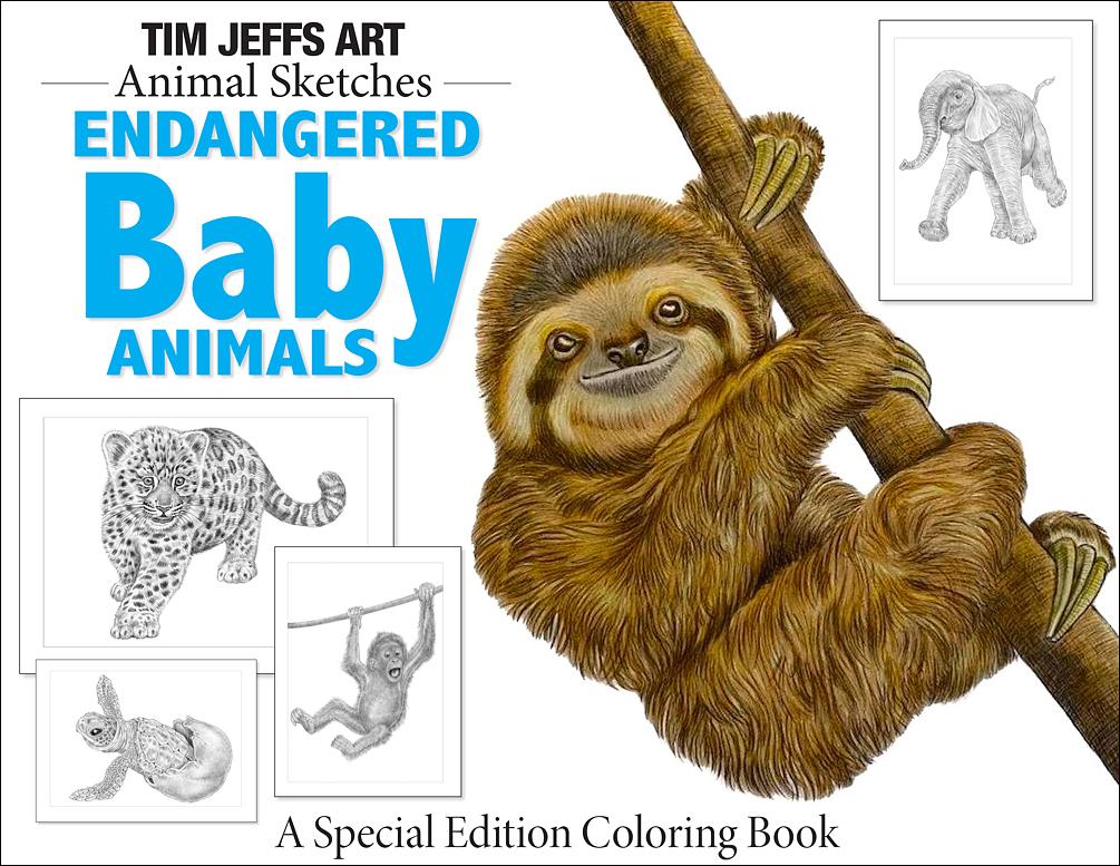 Download Animal Sketches Endangered Baby Animals