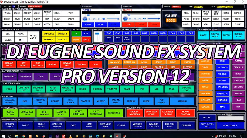 SOUND FX SYSTEM PRO VERSION 12 LIKE DJ M.O.D SHOWTIME I DjEugene Official